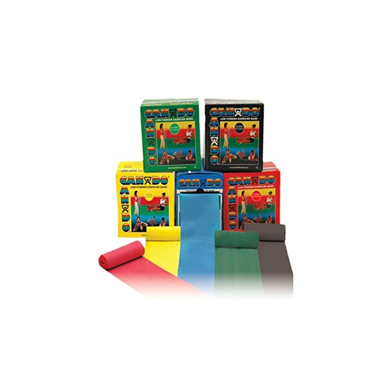 Cando Exercise Bands, Yellow, 50 yards