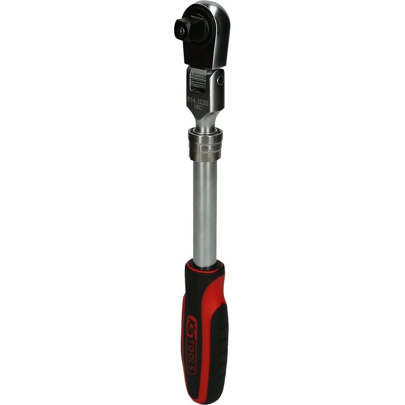 KS Tools SlimPower 914.1220 Telescopic Joint Reversible Ratchet 1/2 Inch