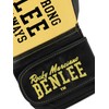 Benlee Hardwood Leather Boxing Gloves, 12 oz, Yellow/Black