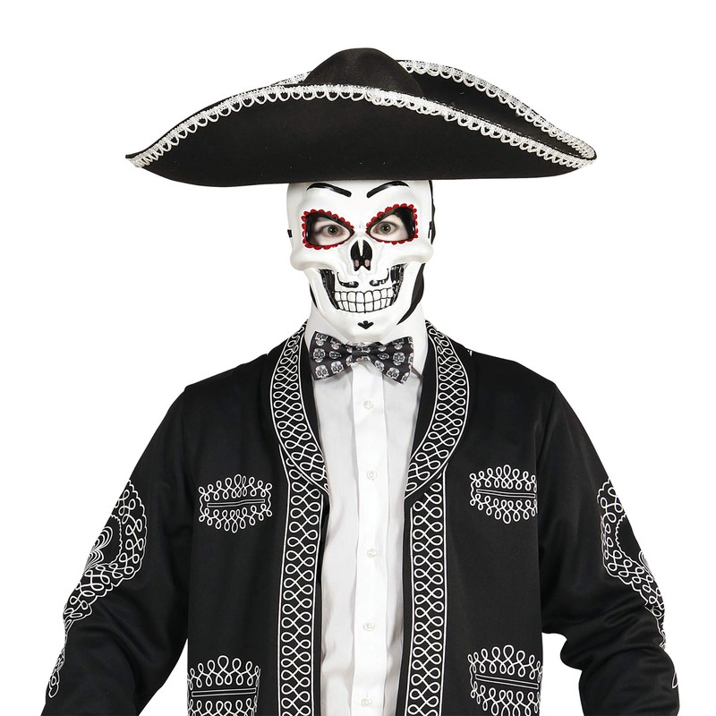WIDMANN ? Bow Tie Adjustable Dia De Los Muertos Mens,