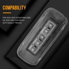 HUSUKU 4PCS 5Led Dual Cab Bed Fender LED Side Marker