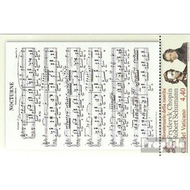 Prophila Collection Vatikanstadt Block34 (kompl.Ausg.) gestempelt 2010 F. Chopin und R. Schumann (Briefmarken für Sammler) Musik/Tanz