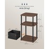 SONGMICS HOME SONGMICS HOME Side Table, 3-Tier Nightstand with Storage,