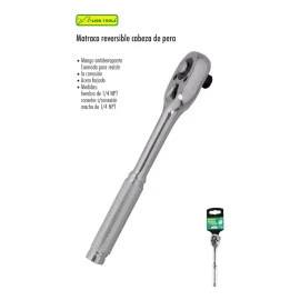 Lion Tools Matraca Reversible 3/8' Cabeza Pera Lion Tools