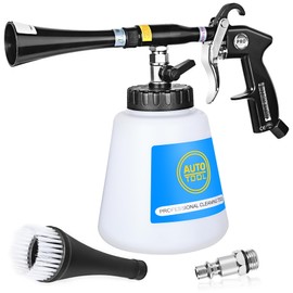 phepetroll Car Cleaning Gun Kit Detailing Interior Dry Air Blow Gun with 2 Nozzle High Pressure Blower Cleaning Tool Kit for Car Surfaces Quickly Blasts Dust, Works with Air Compressor