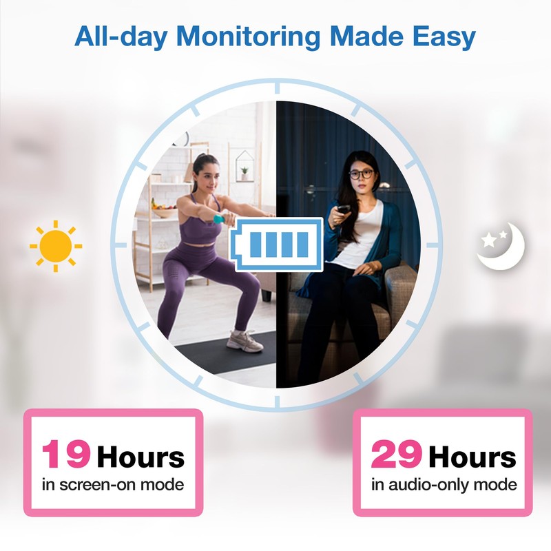 VTech VM819 Baby Monitor with Camera and Audio, 2.8” Screen