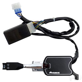 RHOX Universal Golf Cart Turn Signal Switch Kit with Horn Button and Wire Cover