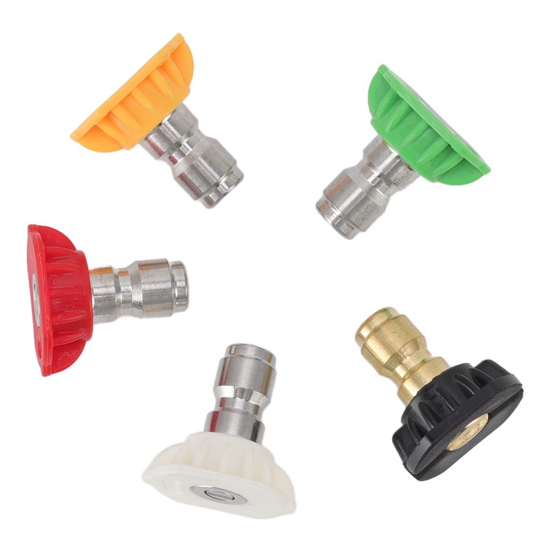 Sorandy Pressure Washer Nozzle Tips Multiple Degrees, 1/4 inch 5