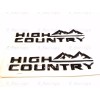 GM AUTO 5PCS Gloss Black Fender High Country Door Rear