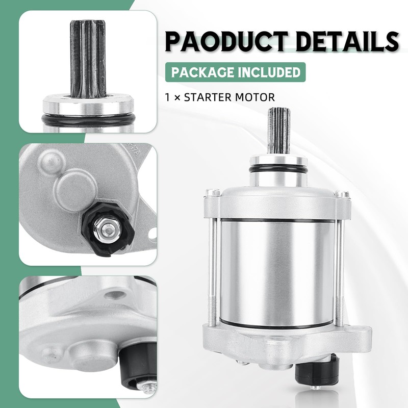 Starter motor for Hon-da Recon 250 2008-2020 TRX250TM TRX250TE 2008-2020,