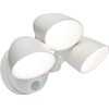Knightsbridge 110-230V IP65 Triple Head White 30W Security Floodlight with