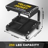 YELLOW JACKET Mechanic Rolling Stool 250 Lbs Capacity, Garage Stool