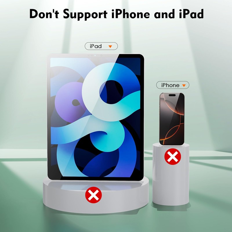 USB-A + USB-C Electronic CAC Card Reader USB Smart Card