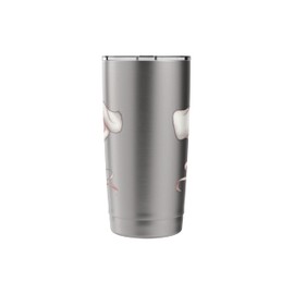 Bunny Ears with Pink Ribbon - Cute Easter Stainless Steel Insulated Tumbler