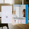 MAXKOSKO WiFi Smart Thermostat Home Programmable White Thermostat