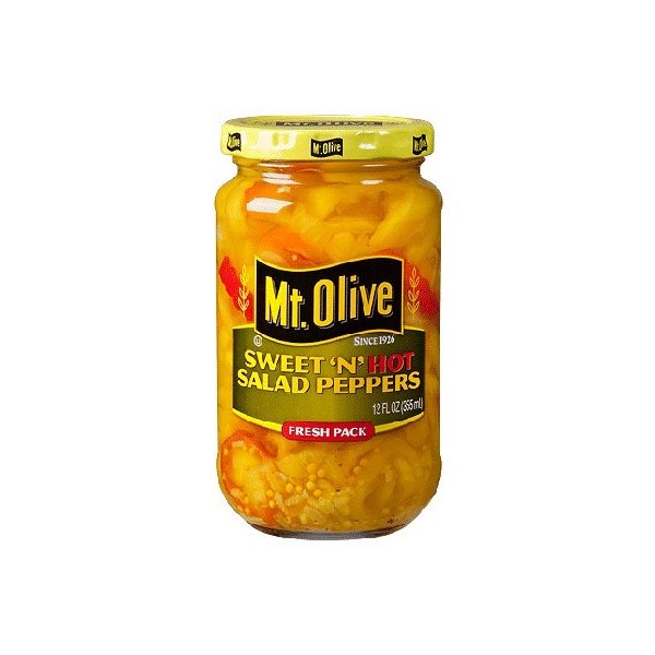 Mt. Olive Sweet 'N' Hot Salad Peppers - 12 oz