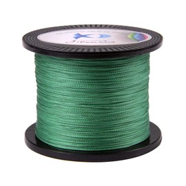 Super Strong Braid Fishing Line 4 Strands PE Line 100M/300M/500M/1000M Saltwater Fishing Tackle Fishing Line Green/Colored (Green, 1000M/1094Yard-2.0# (0.2mm/28lb))