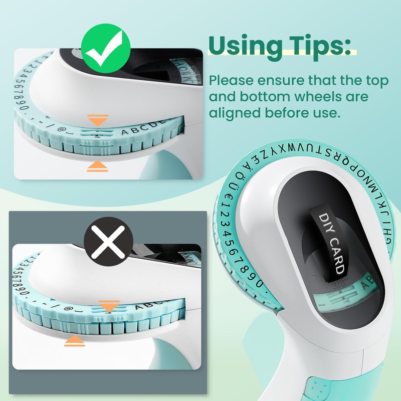 Embossing Omega Home Label Maker, E975 Embossed Label Maker Handheld,Vintage