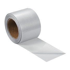 uxcell Wood Grain Tape, 2" x33 Ft Self Adhesive Wood Grain Repair Patch for Baseboards, Doors, Floor Repair, Furniture Home Decor Pearl Silver