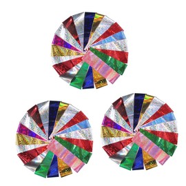 Healvian 120pieces Nail Art Transfer Sticker Set Random Color Designs for Nail Decorations Easy Application and Unique Patterns for Women Manicure Art