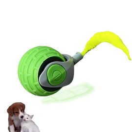 Interactive Cat Ball Toy, Electric Cat Ball Toy, 2025 Upgrade Interactive Cat Toy Ball, Automatic Moving cat Toy Suitable for Active and Playful Cats (Grass Green)