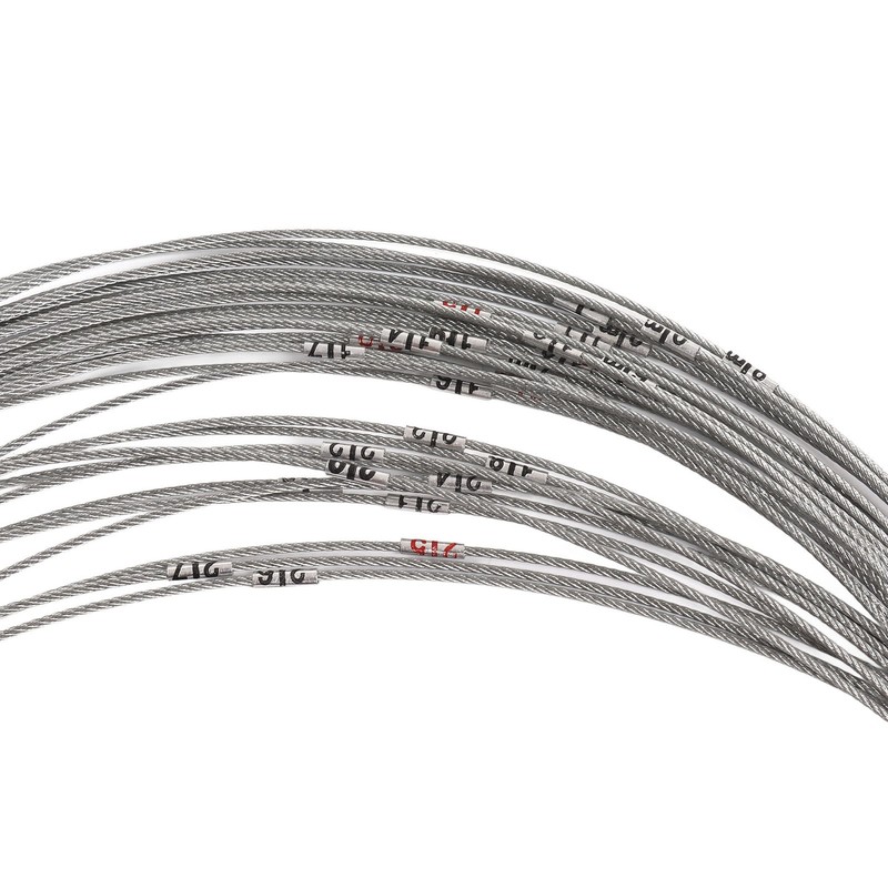 Steel Wire Measuring Rope Good Flexibility Sturdy Steel Rope Measuring