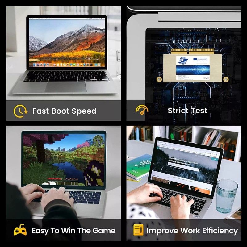 Dogfish 256GB 512GB 1TB SSD Internal Solid State Drive Upgrade