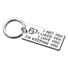 Boyfriend Valentines Christmas Day Gifts for Men Keychain for Husband