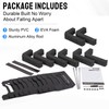 Mutak Soft Foam Pistol Rack for Gun Safe, Gun Cabinet,