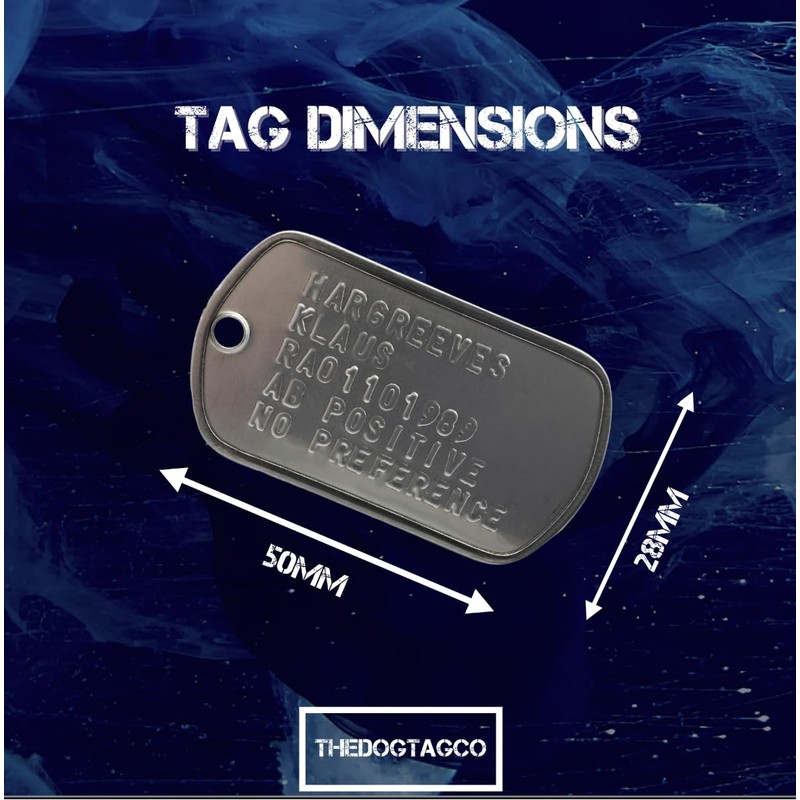 Klaus Hargreeves 'Number Four' Umbrella Academy Military Dog Tags -