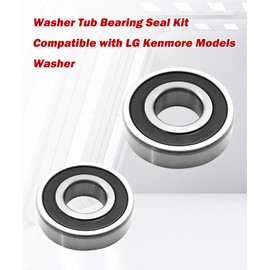 2025 Upgrade Washer Tub Bearing & Seal Kit Compatible with LG & Kenmore Models Washer,Replace MDS62058301 4280EN4001G 4280EN4001F etc.