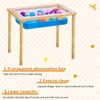 Uiifan Sensory Table Wood Sand Table Water Table Interactive Kids