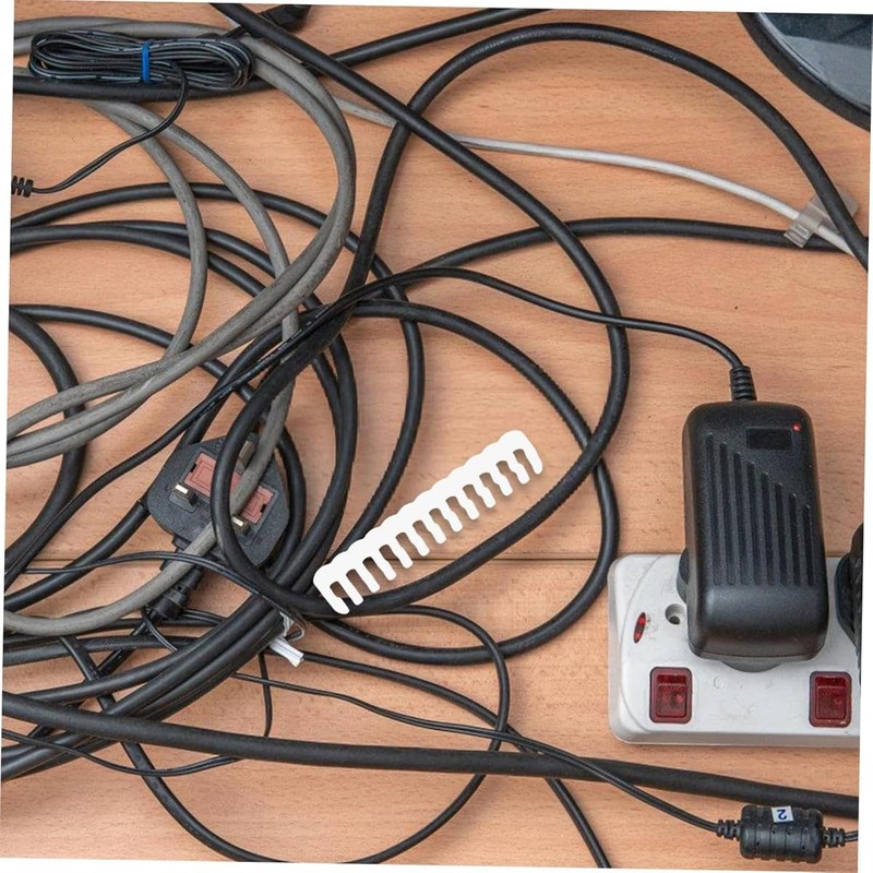 WANGCL 24 Pcs Cable Comb Holder Set, Cable Organizer Management,