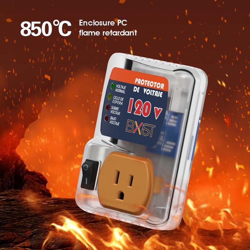BXST One Outlet Plug Protector de tensión para el hogar