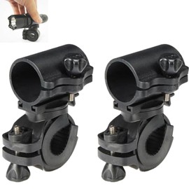 FJYXCHENXM 2 Pcs Bike Flashlight Mount Holder Universal Bicycle Flashlight Holder Bracket Mount Holder Bicycle Lights Mount Holder 360 Rotation Cycling Bike Flashlight for Cycling Riding