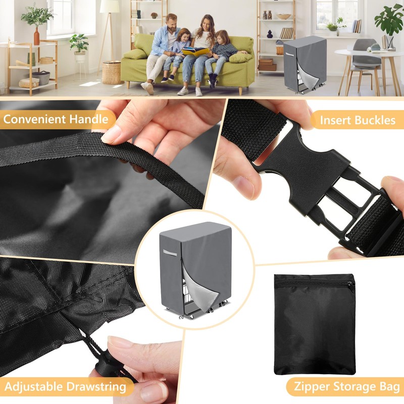 Gasadar Rollaway Bed Cover 38 in Adjustable Folding Bed Storage