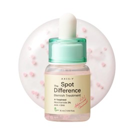 AXIS-Y Spot the Difference Blemish Treatment - Sérum con Niacinamida 2%, AHA BHA y Tea Tree para Piel Grasa y Sensible 15 ml skincare coreano