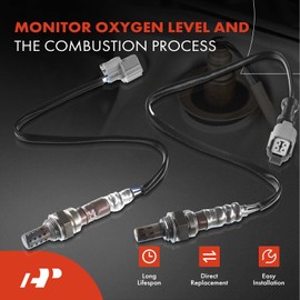 A-Premium O2 Oxygen Sensor Compatible with Honda Accord 2000 2001 2002 3.0L, Upstream & Downstream, 2-PC Set, Replace# 36532PAAL02