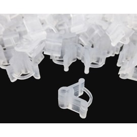 HONBAY 150pcs Mini Plastic Plant Grafting Clips Gardening Tool