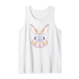 Funny Easter Day Tee Bunny Rabbit Ears Egg Cute Men & Women Tank Top