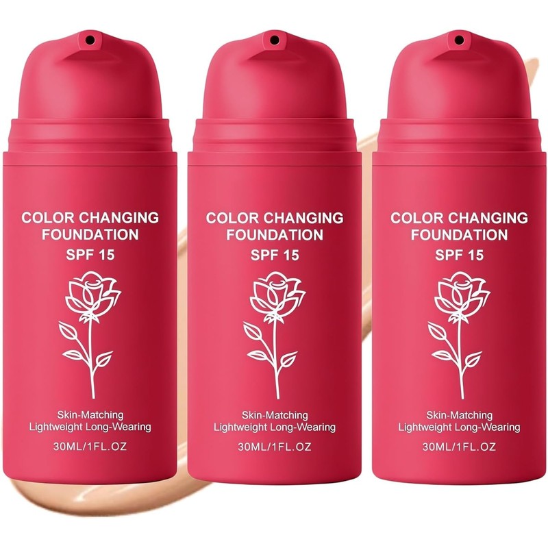 Base de maquillaje coreana que cambia de color se adapta
