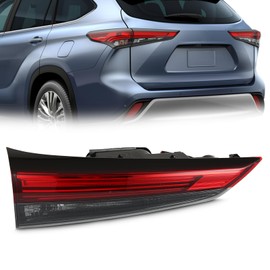 KARPAL Inner Driver Left Side Tail Light Brake Light Compatible with 2020-2023 Toyota Highlander Replaces 815900E180,TO2802156
