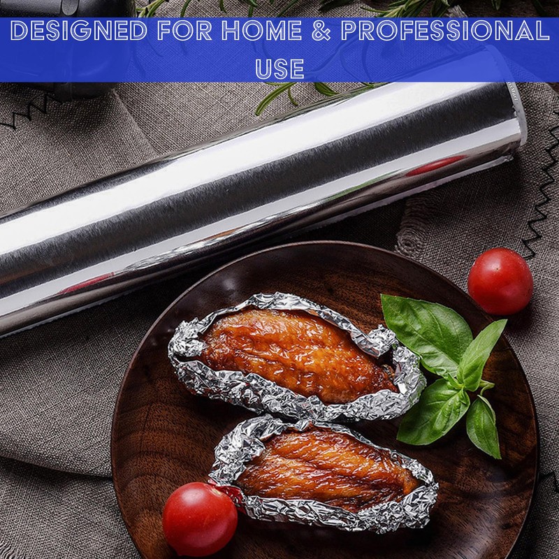 BlissMart Aluminium Foil Roll 30cm x 75m Tin Foil Kitchen