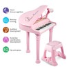 Love&Mini Piano Toy Keyboard Pink 31 Keys for Age 2+