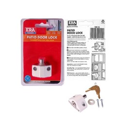 ERA Saracen Patio Door Lock in White