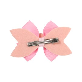 Lovefairy Cute Mouse Ears Hair Clip Cartoon Boknot Hair Clip (Pink)