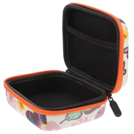 SHINEOFI Camera Bag Portable Organizer for Boys and Shockproof and Splashproof Travel Pouch Compatible with Digital Cameras Lightweight with Cute White Butterfly Print