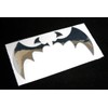 r_planning Bat Wing 3D Emblem Sticker Dress Up