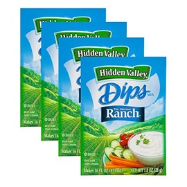 Hidden Valley Original Ranch Dips Mix, Eight 1 Ounce Packets (8 Packets Total)