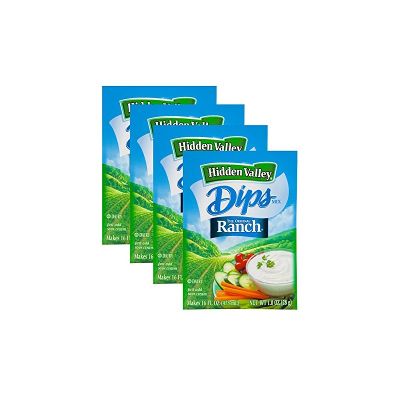 Hidden Valley Original Ranch Dips Mix, Eight 1 Ounce Packets